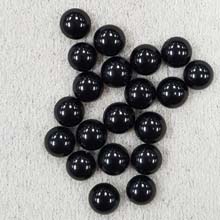 6MM ROUND CABOCHON BLACK ONYX (20PCS/BAG)